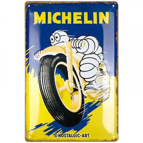 Blechschild Michelin Motorrad 1